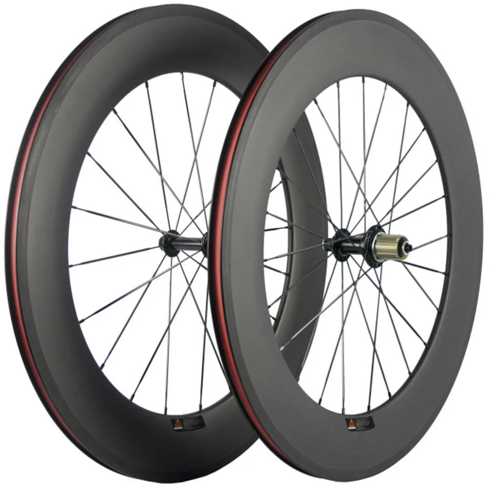 Best 700C Carbon Wheels Customized logo 38mm 50mm 60mm 88mm Carbon Bicycle Wheels Clincher Road Bike Carbon Wheelset 4