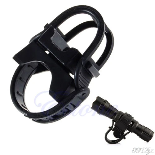 Flashlight Holder Bicycle Bike Lamp Torch Clip Mount