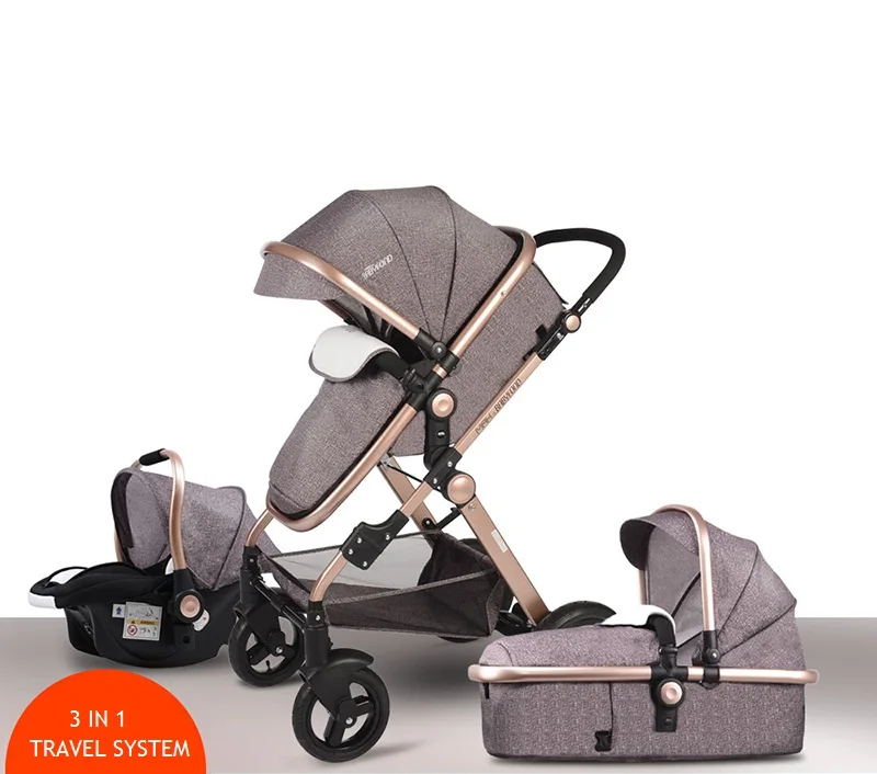 3 в 1 детская коляска складная четырехколесная коляска|stroller portable|luxury strollersbaby stroller |