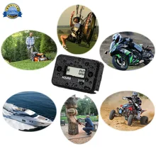 Счетчик часов для бензинового Снегохода ATV, мотокросса, двигателя, внешний мотор для лодки, морской ямы, Байк HM006A
