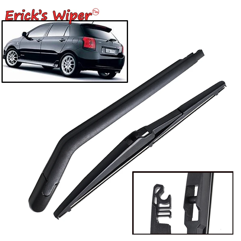 

Erick's Wiper 14" Rear Wiper Blade Arm Set Kit For Toyota Corolla hatchback E12 2002-2007 Windshield Windscreen Rear Window