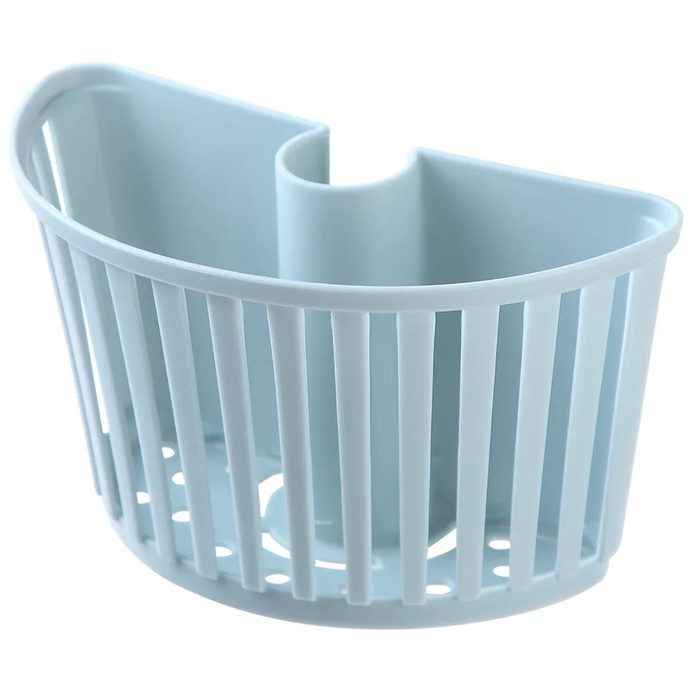 

Kitchen sink drain storage small hanging basket free punching plastic faucet storage basket WY7101119