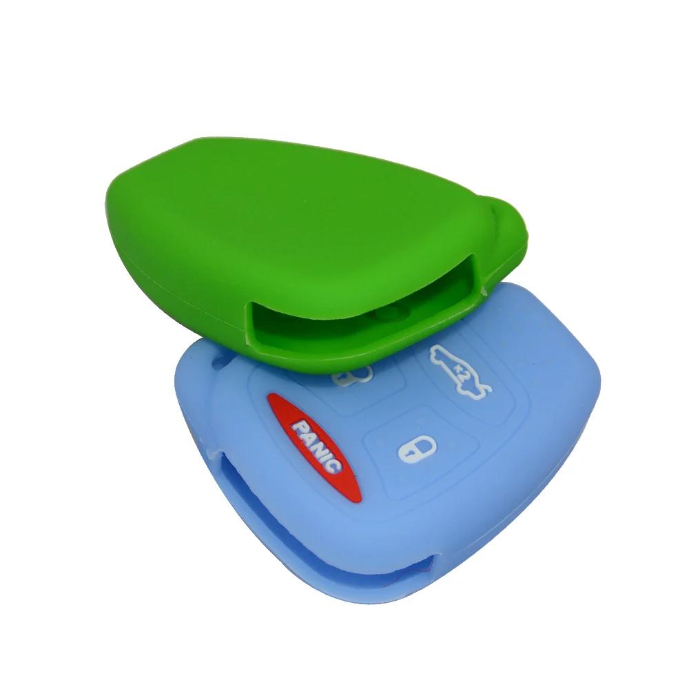 Защитный чехол OkeyTech для Jeep Wrangler Cherokee мягкий силиконовый Chrysler Liberty Sebring|silicone key