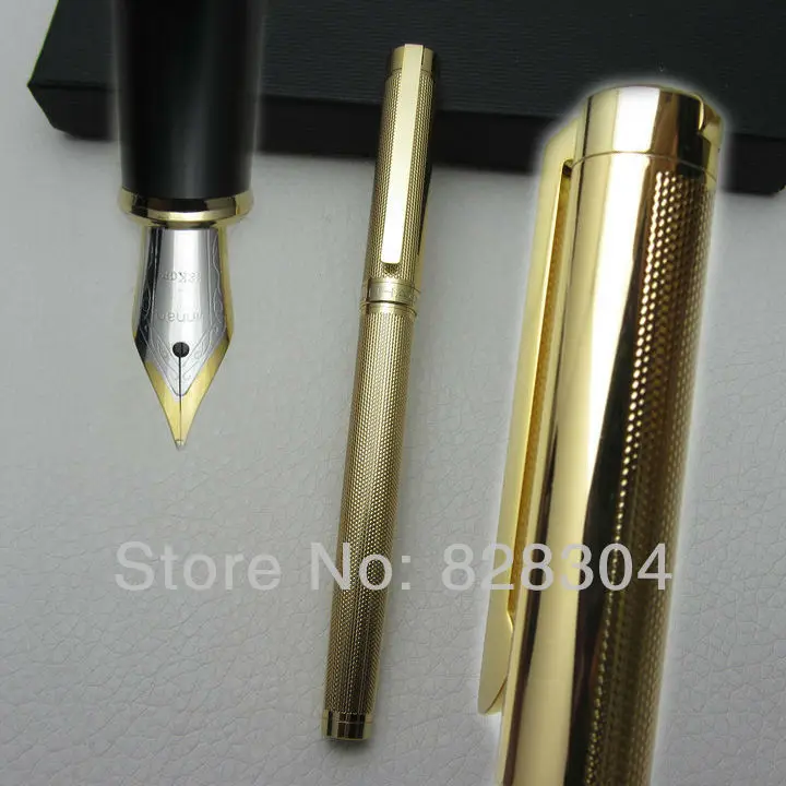 

High quality wholesale Jin Hao gold stripes Fountain Pen Free Shipping