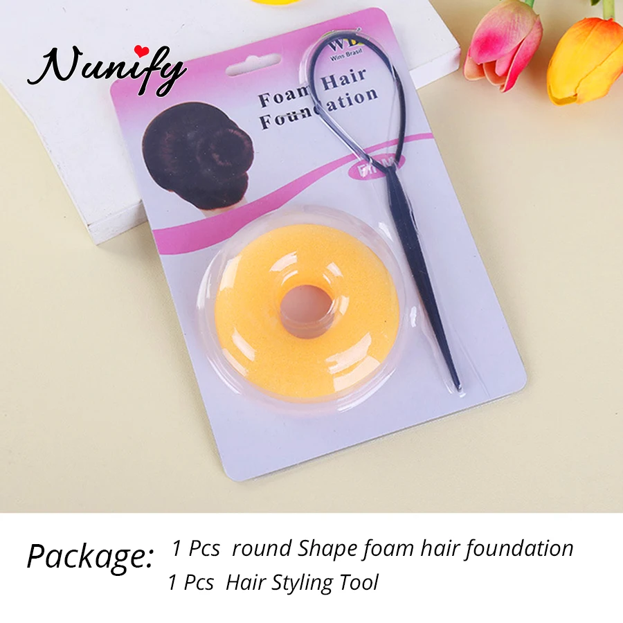 Chignon Magique Hair Bun Accessories Donut Hair Hairstyle Tools Black Brown Red Yellow French Hair Braiding Toll Roller Hook