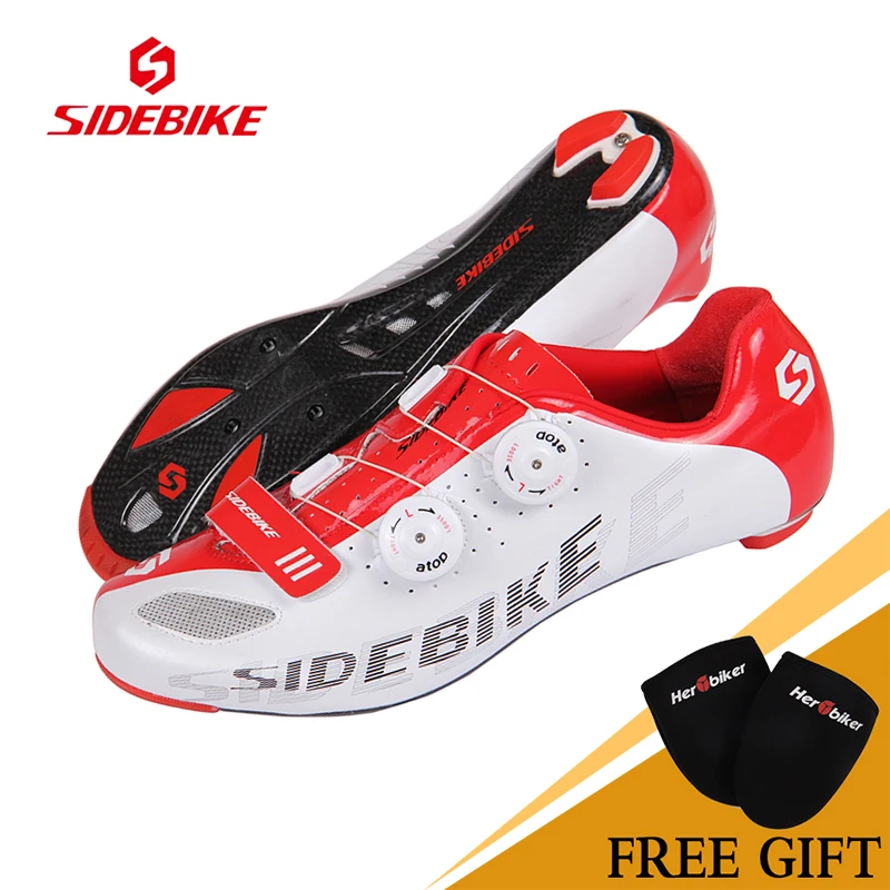 

2017 New Arrival Sidebike Road Bicycle Shoes Self-locking Ride bike Shoes Carbon Lightweight Highway Lock