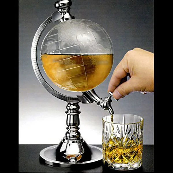Wine Pourers Glass Novelty Globe Shaped wine separator Home Dispenser