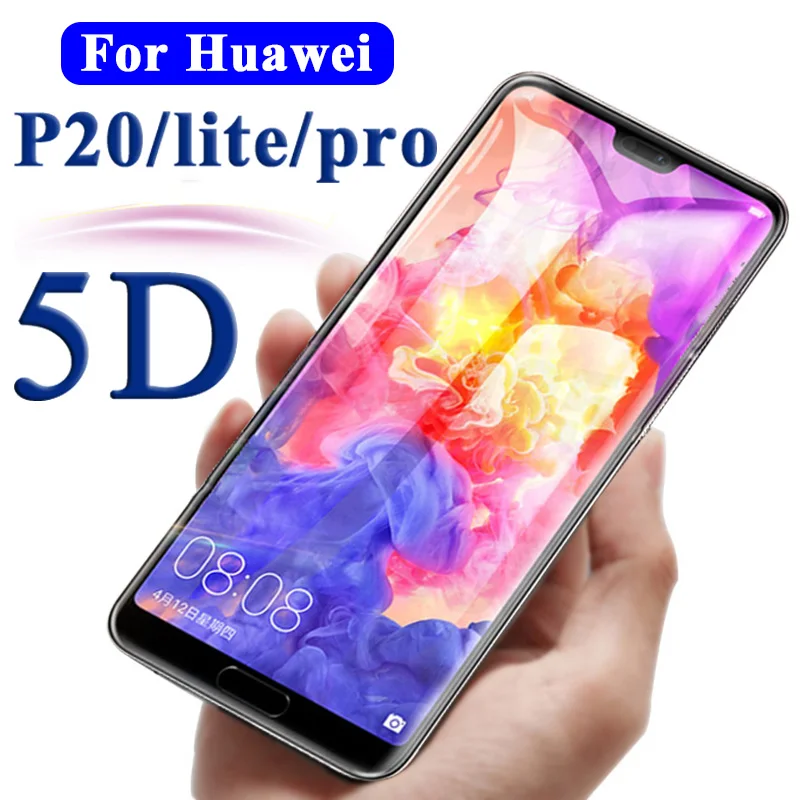 

5D For huawei p 20 lite glass protective p20 pro screen protector on safety huwai tempered 20p light p20lite 20pro huavei hauwei