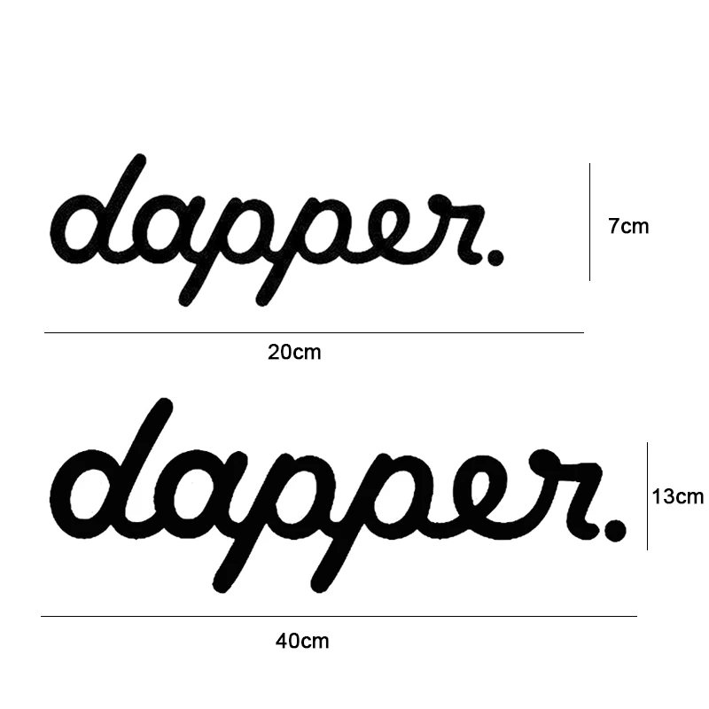 Car Sticker Vinyl 4013cm Dapper Banner Sticker On Car Jdm Style Reflective Stickers and Decals Funnny Car Styling 3D (6)
