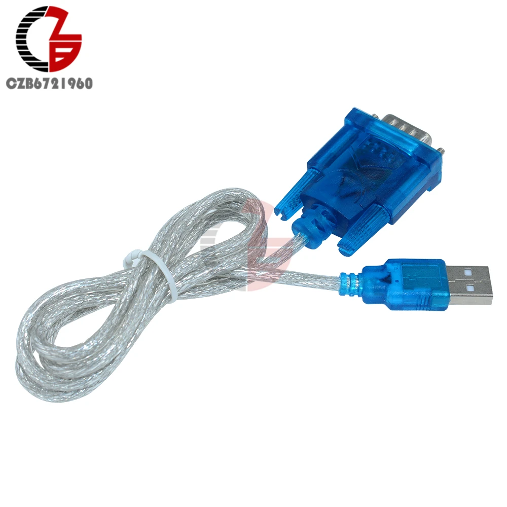 

USB to RS232 COM Port Serial 9 Pin DB9 Cable Convertor Cable Adapter Support Windows7-64
