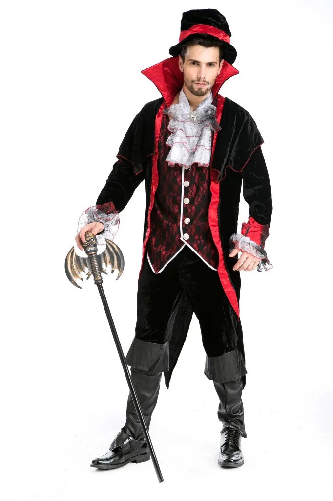 Buy High Quality Adult Men Halloween Party Dracula Vampire Costume Gothic