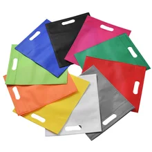 Таможенная переработанная хозяйственная высеченная Нетканая сумка с печатным логотипом