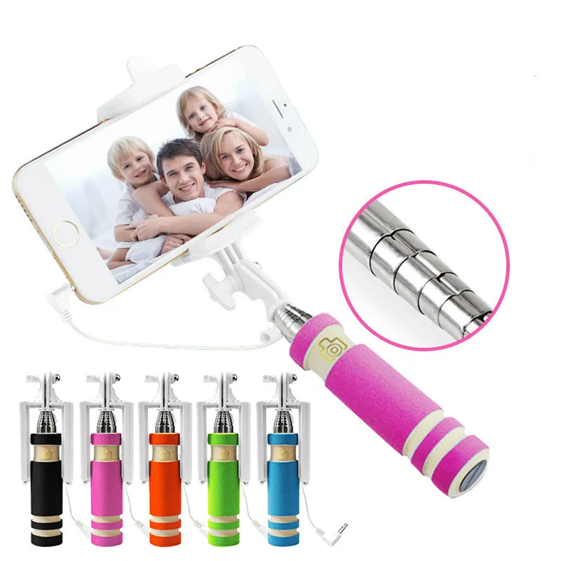 Mini Handheld Selfie Stick Monopod Camera for IPhone 6/6 Plus IPhone 5 5s SE IOS for Samsung XIAOMI HUAWEI Android Smartphone