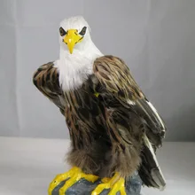 30x26 см игрушка "Орел" имитация игрушка животное, полиэтилен и меха поделки из резины, подарок для украшения, d299