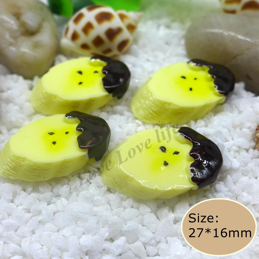 

Kawaii Chocolate Banana Resin Cabochon Craft For DIY mobile phone case Pendant Hair Clip Decoration Scrapbooking