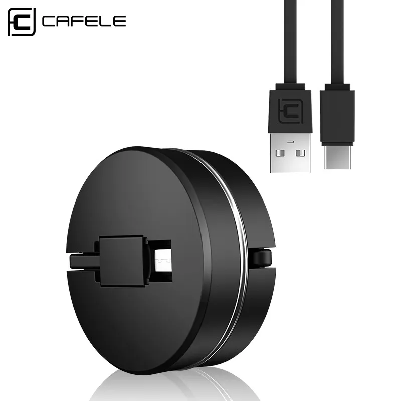 

CAFELE Original retractable USB charging Cable For iPhone 5 5s 6 6s 7 plus Candy colors fast charging Cable 8 pin For iPhone