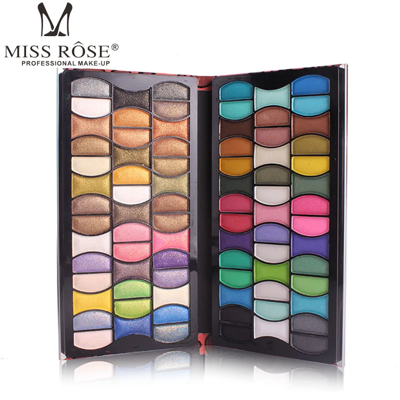 

Miss Rose 82 Color Full Professional Makup Set Glitter Miss Rose Loose Eyeshadow Pigments Shimmer Matte Eye Shadow Pallette Red