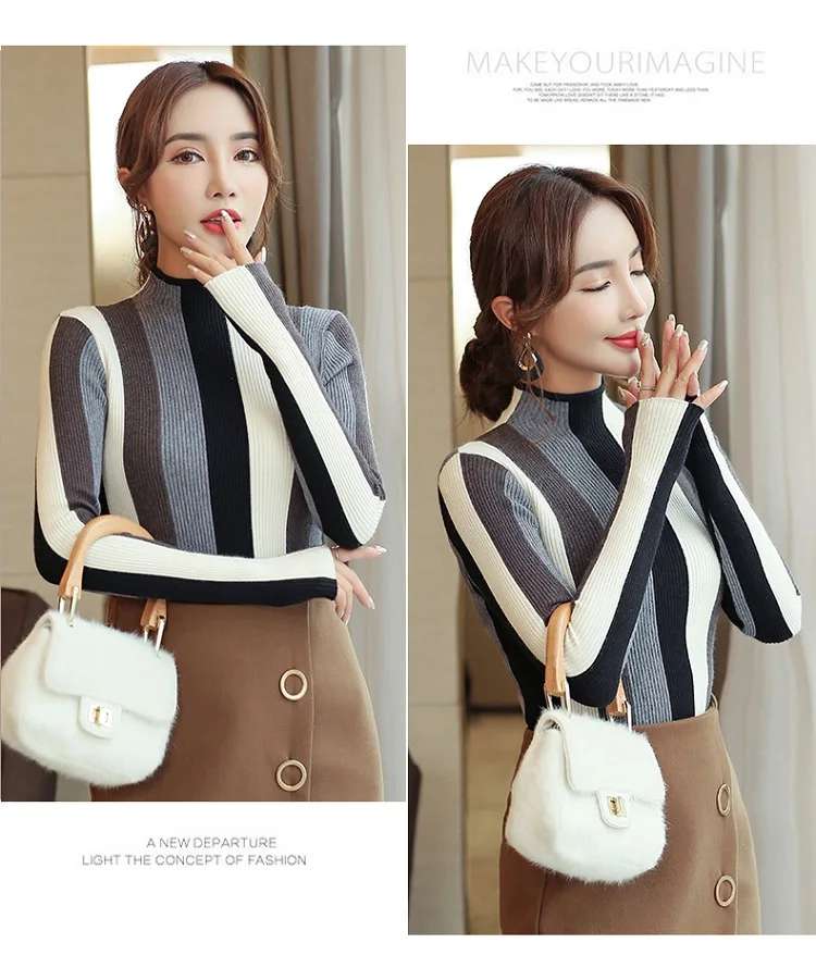 FREE SHIPPING 2021 Sweater Knit Turtleneck OG0773