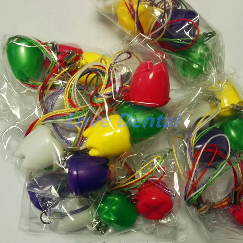 

50pcs/set Dental clinic small gifts deciduous teeth baby teeth box Milk teeth case pendant type Creative gift