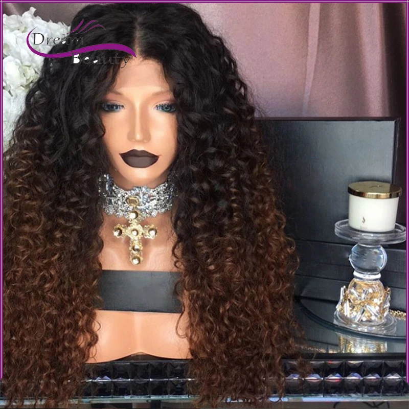 

7A Glueless Full Lace Human Hair Wigs Brazilian Kinky Curly Front Lace Wigs Lace Front Human Hair Wigs For Black Women hot Wigs