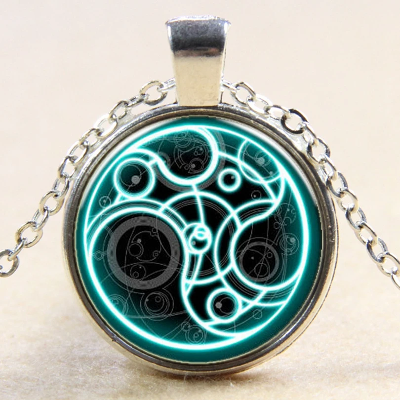 

SUTEYI New dr doctor who bomb Necklace bronze silver chain pendant Police time lord blue box men travel tadis Steampunk jewelry