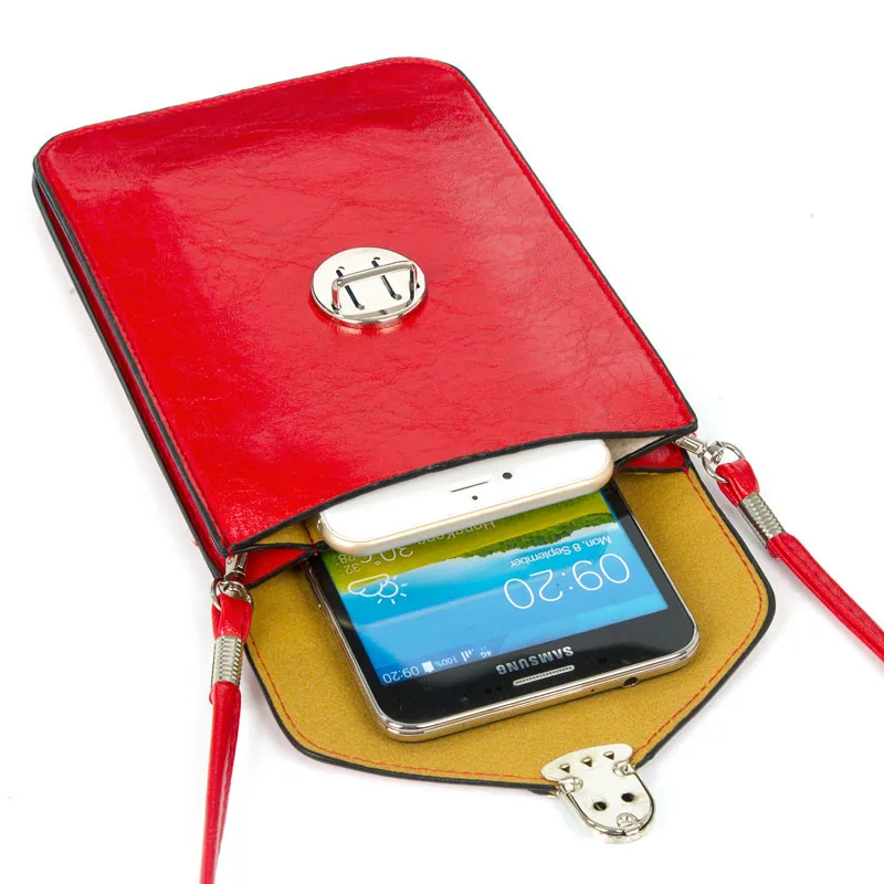 Кожаный чехол через плечо для iphone XS XR XS MAX 8 7 6 6s Plus для samsung S9 8 Note 9 8 сумка для мобильного телефона