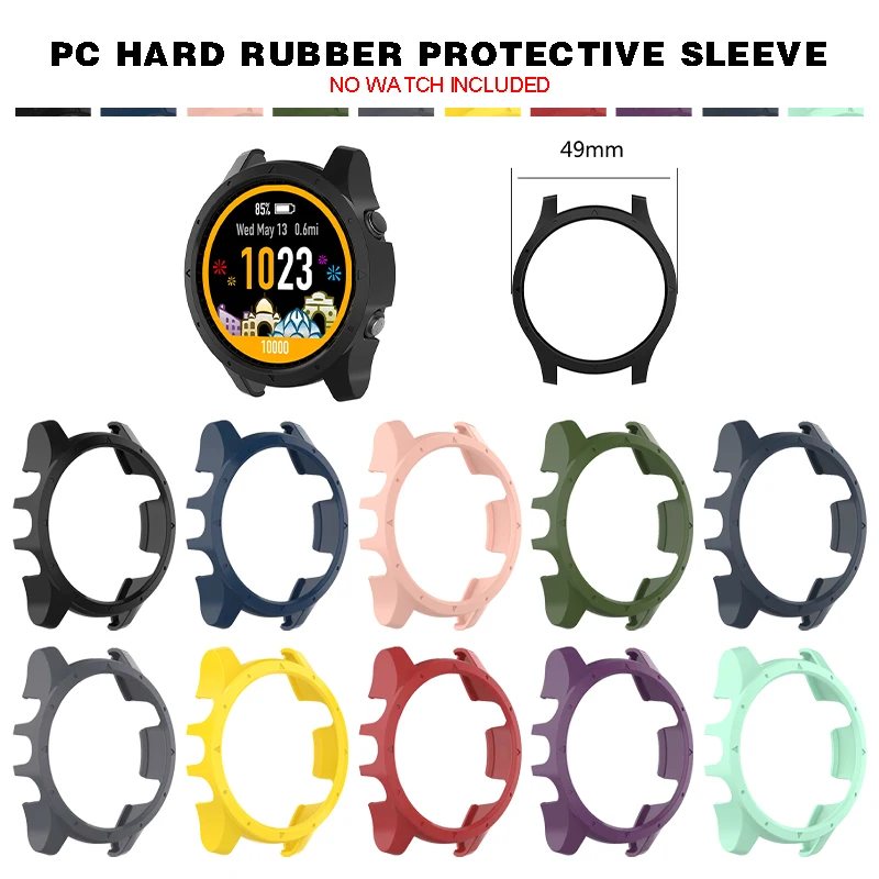 

Fashion Shockproof Anti-scratch Frame For Garmin Forerunner 945/935 Watch Hard PC Case Cover Protective Bumper Frame Accessories