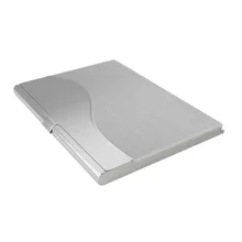 1 шт. бизнес ID кредитной держатель для карт чехол водостойкий нержавеющая сталь металлический ящик для хранения Офис Школьные принадлежности Прямая