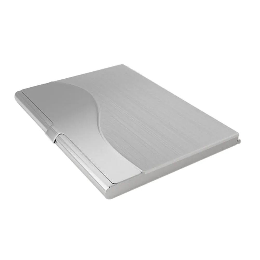 

1PC Business ID Credit Card Holder Case Cover Waterproof Stainless Steel Metal Box Storage Office School Supplies Drop Shipping