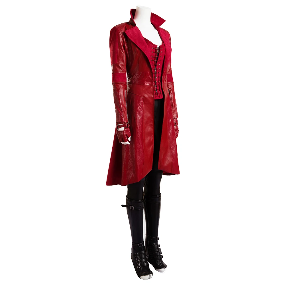 Custom-made Manluyunxiao Scarlet Witch cosplay costume for women, inspired by Avengers Age of Ultron's Wanda Maximoff Scarlet Witch. image 3