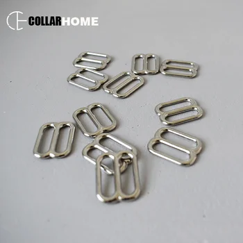 

100pcs Adjustable Plated Metal Buckle Adjuster Slider for 3/4 Inch(20mm) Webbing DIY Straps Bags Belts Dog Collar Accessories
