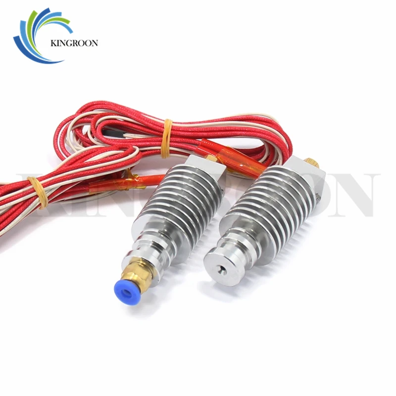 V5 J-رئيس الطارد Hotend ل 1.75 ملليمتر 3.0 ملليمتر خيوط 3D الطابعات أجزاء عن مباشرة قصيرة الساخن النهاية 0.4 ملليمتر 12V40W الألومنيوم كيت جزء