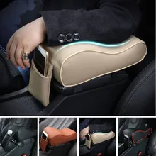 Автомобильный Универсальный подлокотник коробка коврики для салона автомобиля подлокотник набор PU кожаный Стайлинг подлокотник коробка коврик подлокотник верхний коврик лайнер