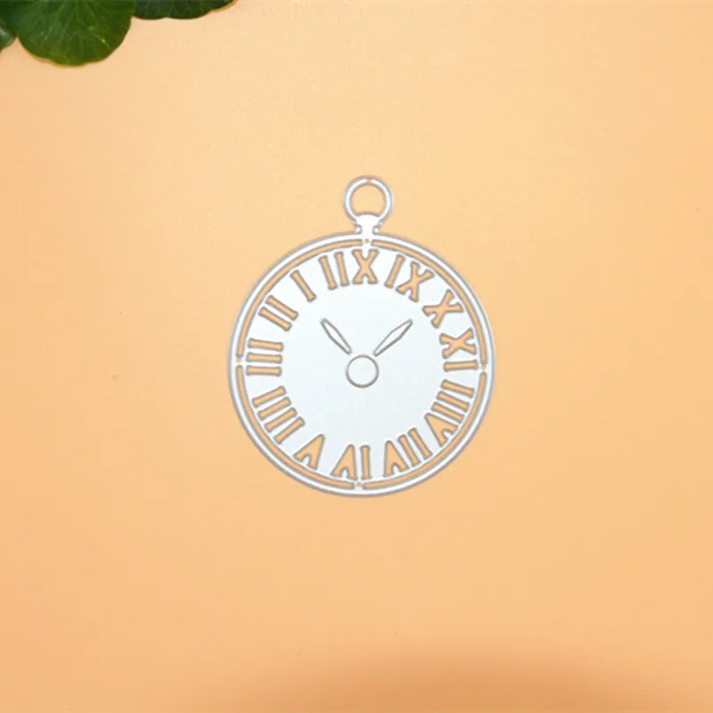 clock Metal Die Cutting Scrapbooking Embossing Dies Cut Stencils ...
