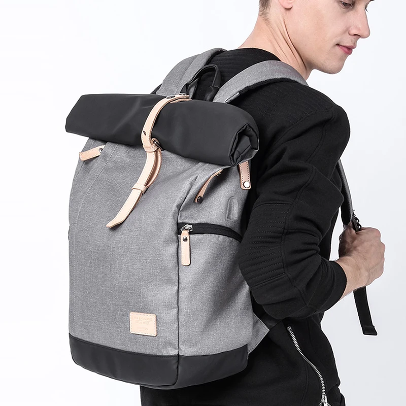KAKA 브랜드 남성 여성 배낭 가방 대학 캐주얼 학교 배낭 남성 여행 가방 15.6 USB 노트북 배낭 Mochila 배낭-에서백팩부터 수화물 & 가방 의 AliExpress 