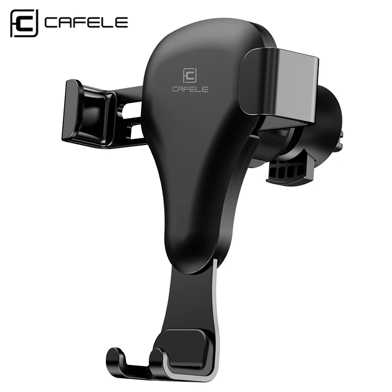 

CAFELE Metal Gravity Car Phone holder Clip type air vent monut GPS car phone Stand for iPhone X XR 7 8 Plus Samsung S10 Huawei