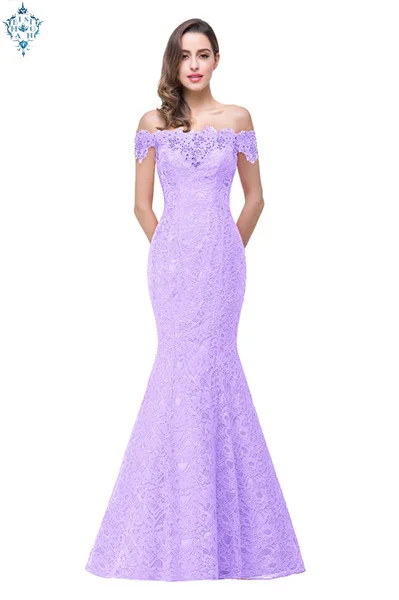 

Ameision Elegant Crystal Beaded Red Royal Blue Lace Mermaid Long Evening Dresses 2019 Prom Party Dress Robe De Soiree Longue