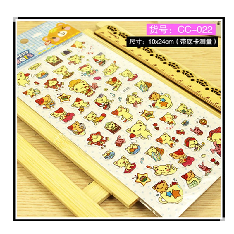 61 sheets Stickers on laptop kawaii cartoon Stickers Emoji diary sticker kids gift toys autocollant enfant children pegatinas