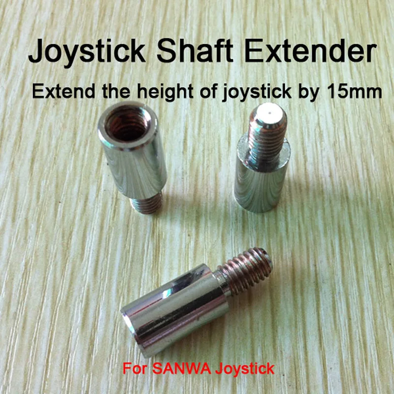 2pcs Classic Arcade Game Joystick extension rod Shaft Extender for SANWA Joysticks Extend the height of joystick by 1.5cm 2pcs e27 5 5 inch 11 5 cm extension socket extension adapter e27 adjustable extender elastic medium bulb socket converter