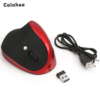 

Colohas Ergonomics Vertical Gaming Mouse 2.4Ghz Wireless Optical Mouse Office Home Rechargeable Mice for Lenovo ASUS HP Dell