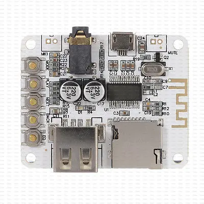 

DC 5V Bluetooth Audio Receiver Board Amplifier Micro USB TF Card Decode Player