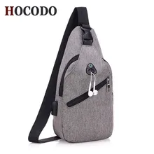HOCODO популярная мужская сумка через плечо модная Водонепроницаемая Мужская оксфордская ткань для отдыха простая сумка-мессенджер пакет повседневная сумка
