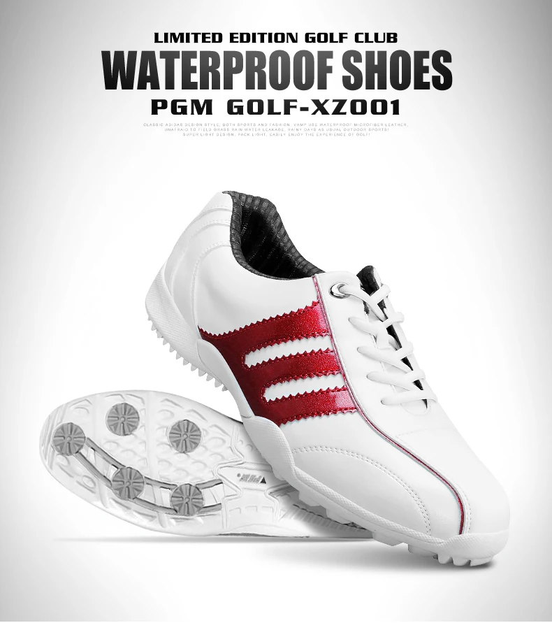 PGM обувь для гольфа летние противоскользящие дышащие кроссовки для мужчин супер водонепроницаемая Мужская Спортивная обувь Большие размеры zapatos de golf hombre
