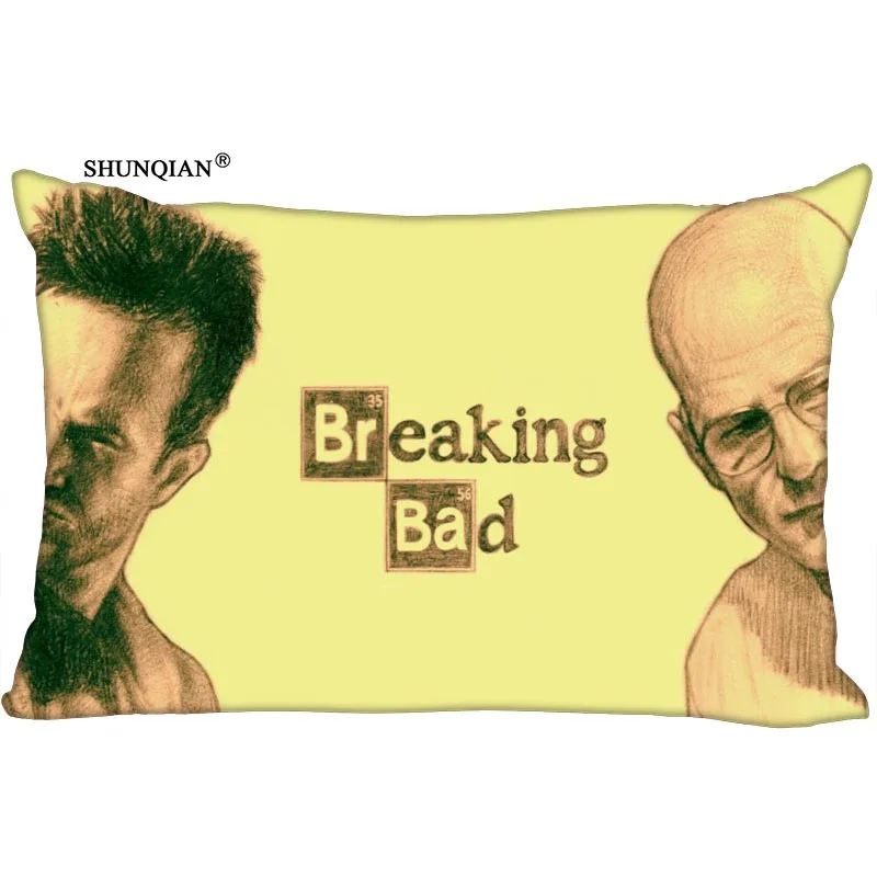 2 На заказ Breaking Bad печатная наволочка домашняя гостиная подушка прямоугольная шелковая наволочка две стороны больше размера - Цвет: 2