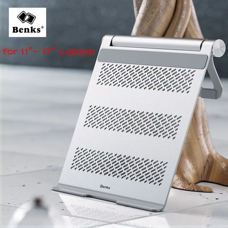 

Foldable Laptop Stand Tablet Holder Dock Original Benks for MacBook Laptop Notebook Universal Portable Aluminum Alloy Holder