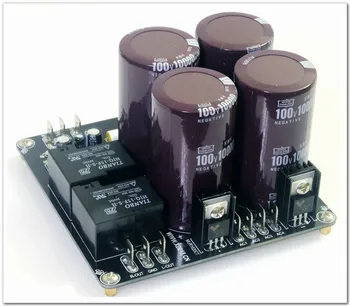 

Assembled 4*10000uF 100V PSU board rectifier filter speaker protection