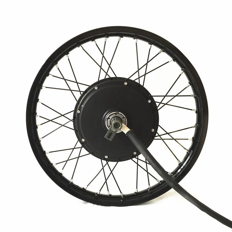 Clearance QS V3 electric bike hub motor wheel 10kw peak power on 16" 17" 18" 19" motorcycle wheel 9