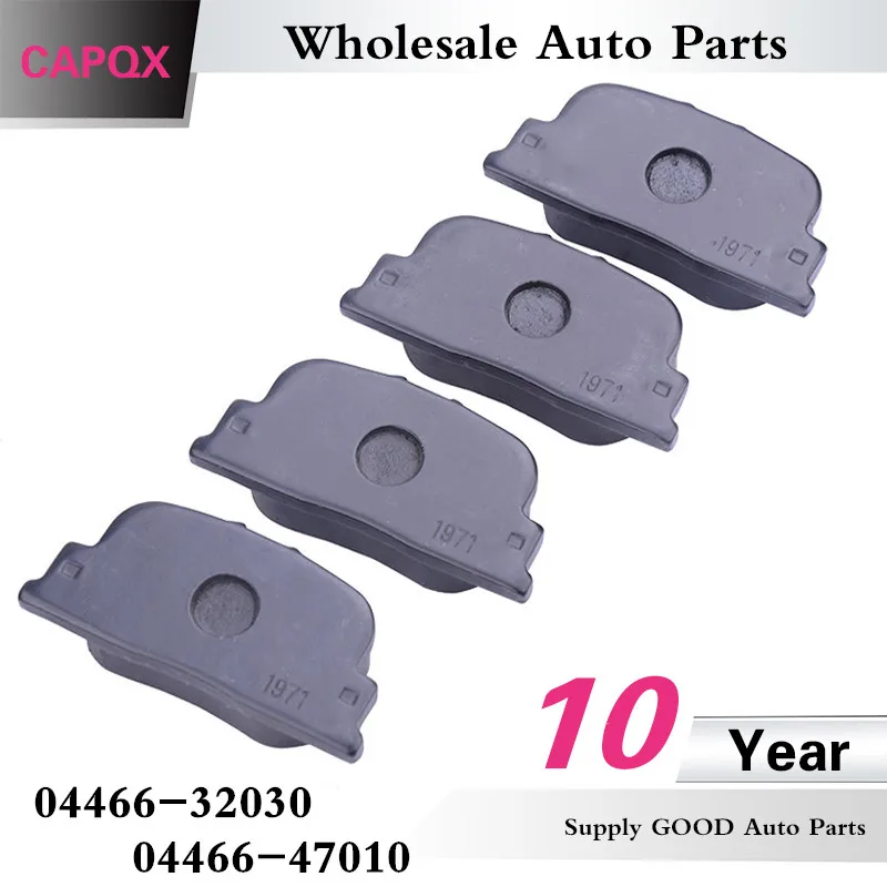 CAPQX задний(дисковый тормоз) комплект колодки 04466-47010 для 2001-1996 CAMRY, 2002-2003 CAMRY ESTATE, 2009-1996 PRIUS хэтчбек