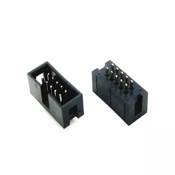 

10 needle DC3-10 p 2.54 Simple horn JTAG ISP interface connector socket