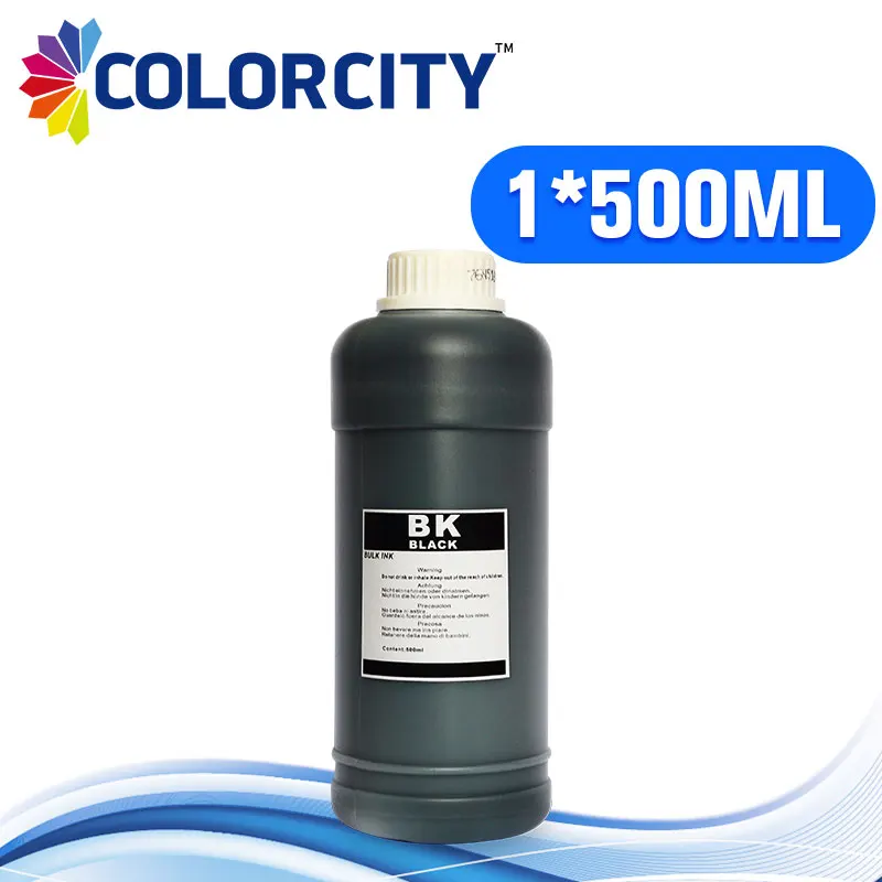 500ml Black printer refill ink universal dye ink compatible for hp for
